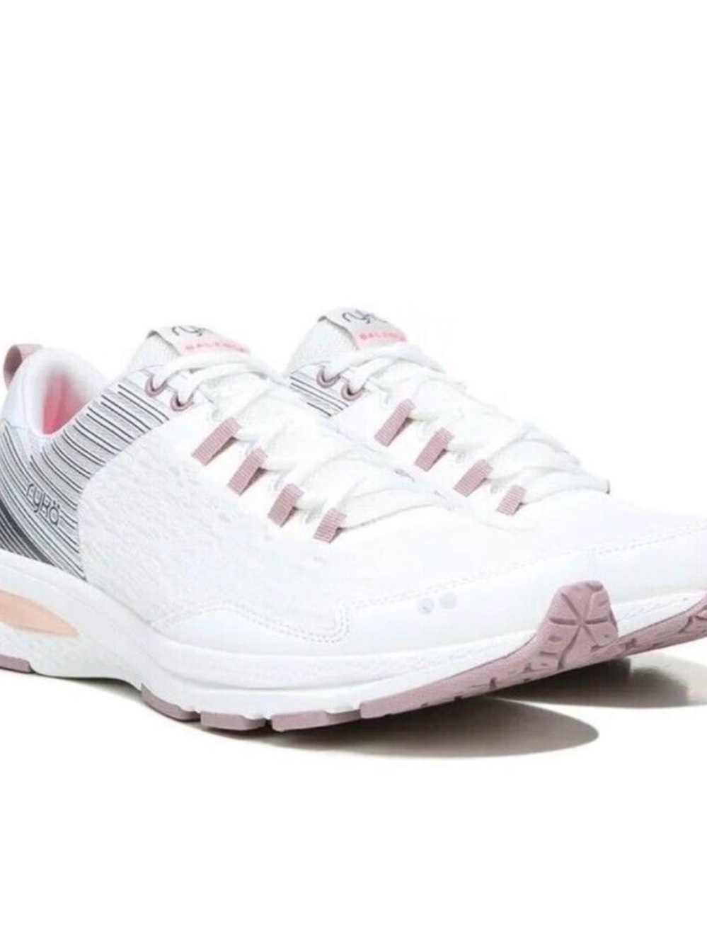 Ryka Balance White & Pink Walking Sneakers 8.5W